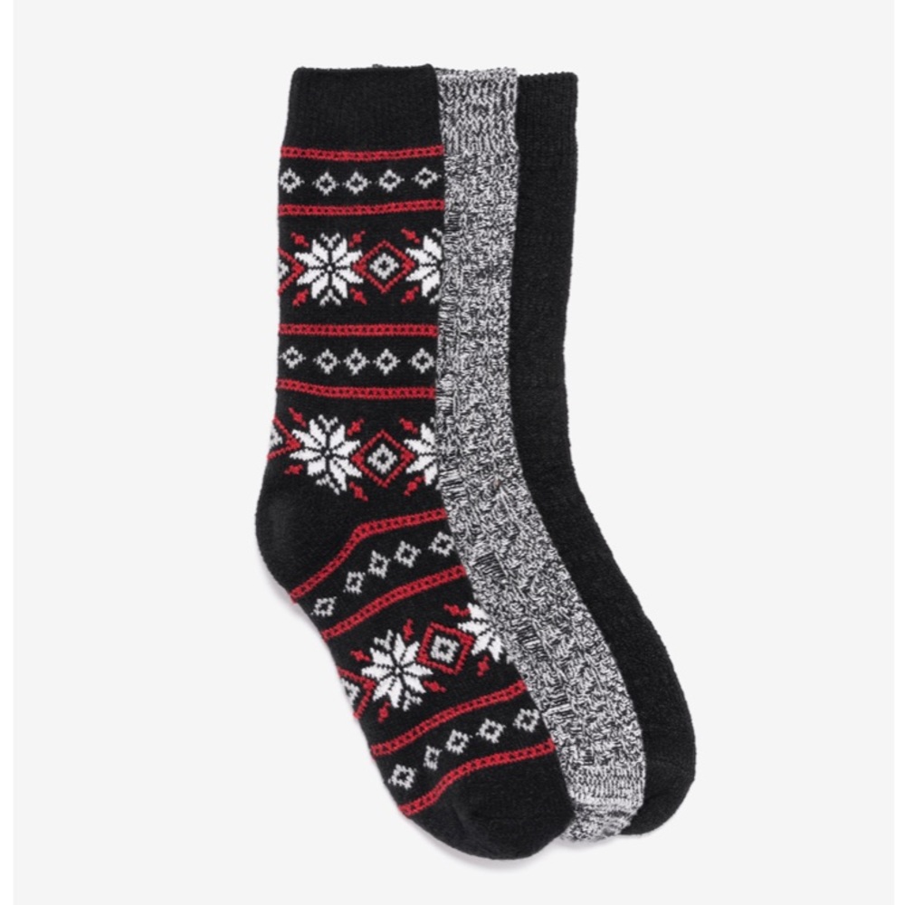 Muk Luks 3-Pack Boot Socks